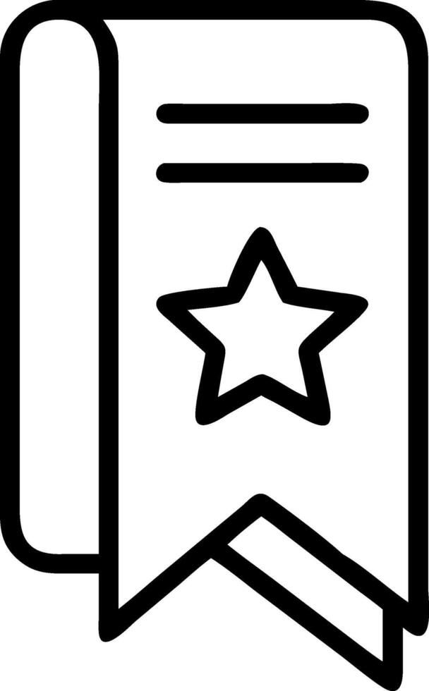 Digital Bookmark Icon vector