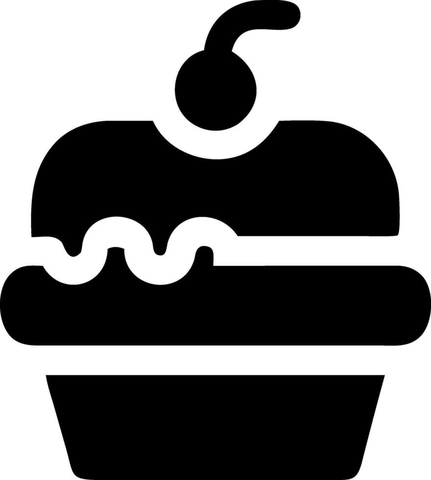 Birthday Cake Icon Design vector