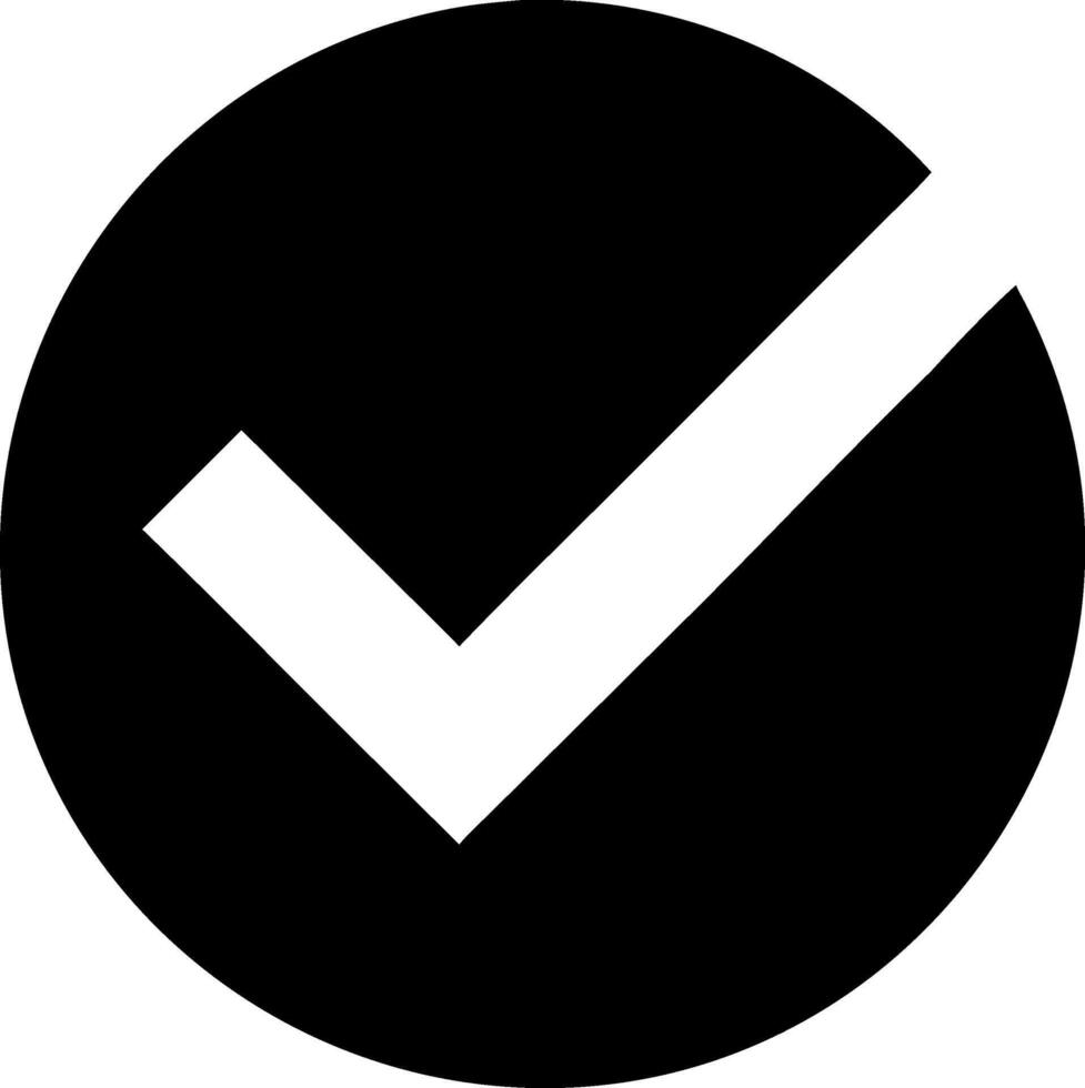Approval Check Mark Graphic vector