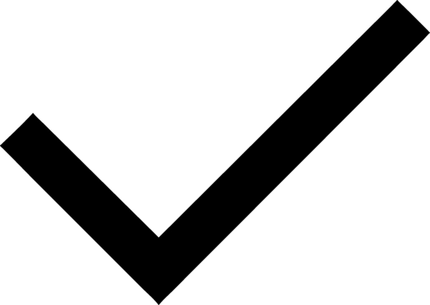 Classic Tick Icon vector