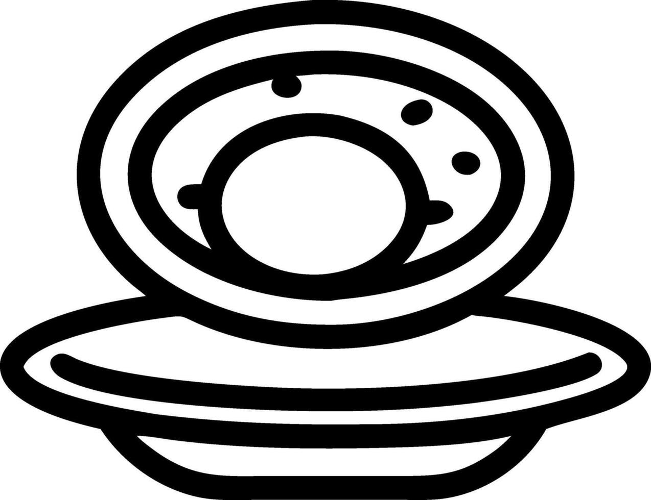 Dish Icon Design vector