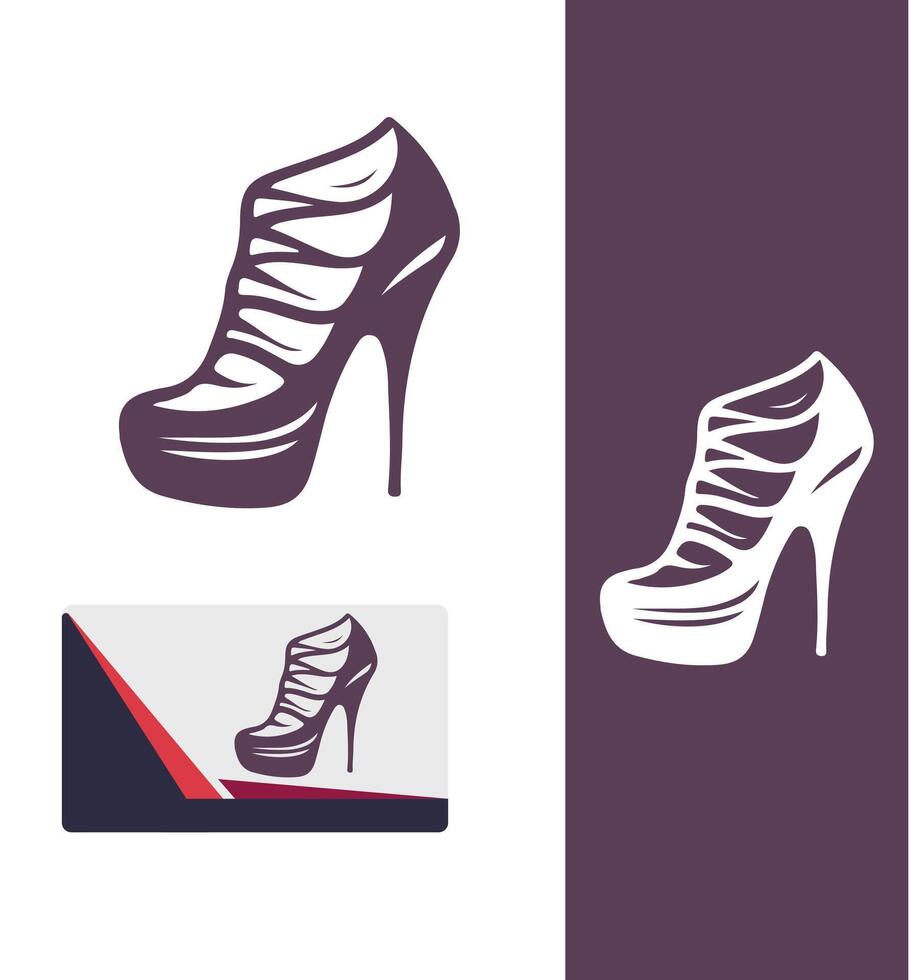 Luxe Cinderella Heels Logo vector