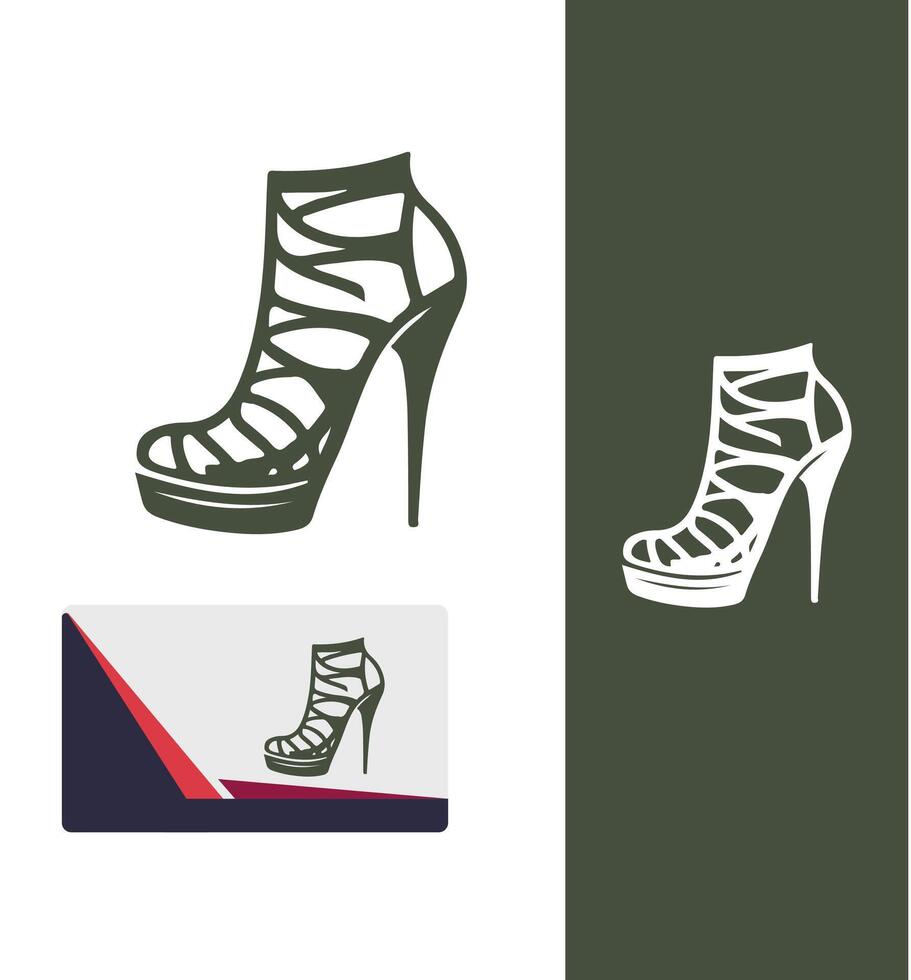 Luxe Lifts Heels Logo vector