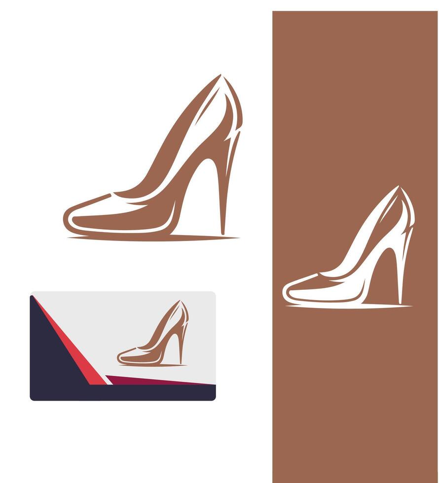 Velvet Heels Logo Design vector