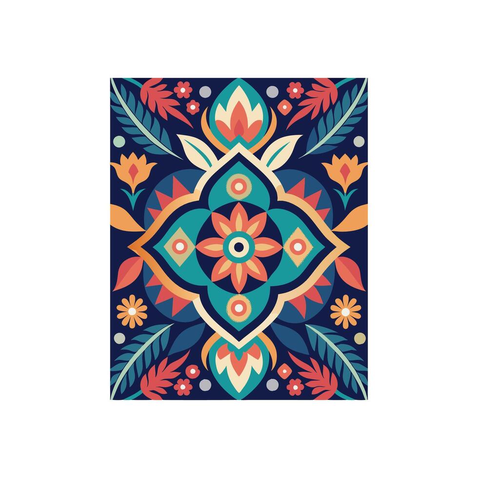 Abstract Harmony A Bold Pattern Design Collection vector