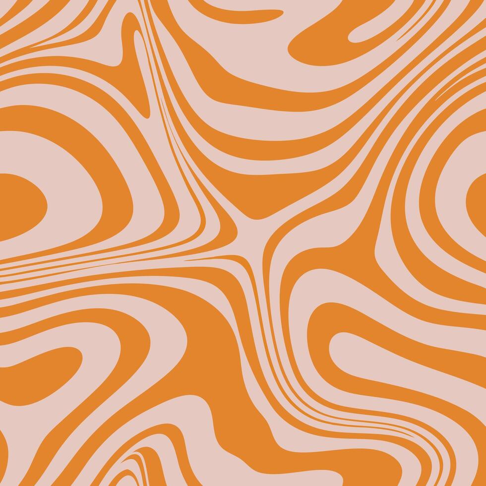 Abstract wavy pattern pastel orange color background white illustration. vector