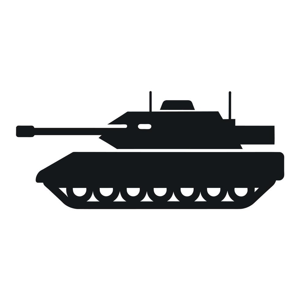 Tank icon isolated on white background vector