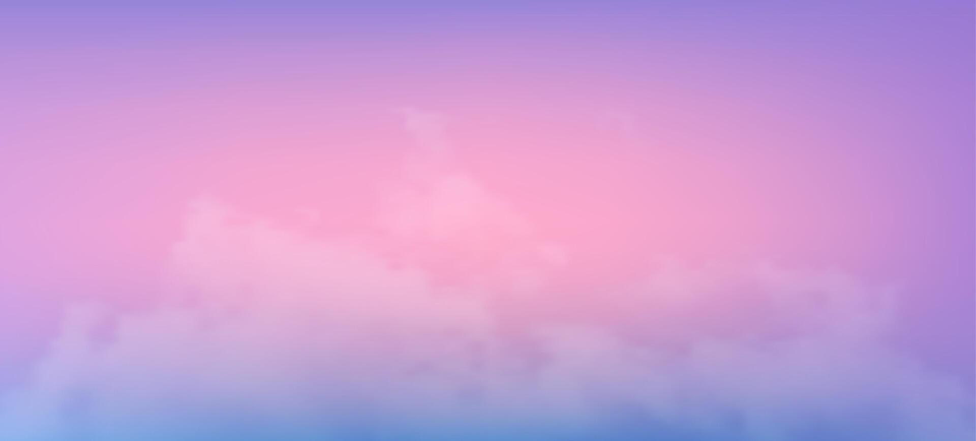 Modern purple gradient backgrounds with clouds. Bright abstract presentation backdrop. illustration vector