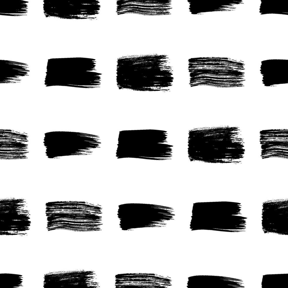 Seamless pattern with dark hand drawn scribble smear on background. Abstract texture. illustration vector