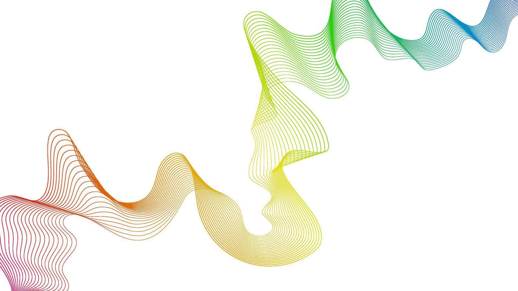 Abstract backdrop with colorful wave gradient lines on background. Modern technology background, wave design vector