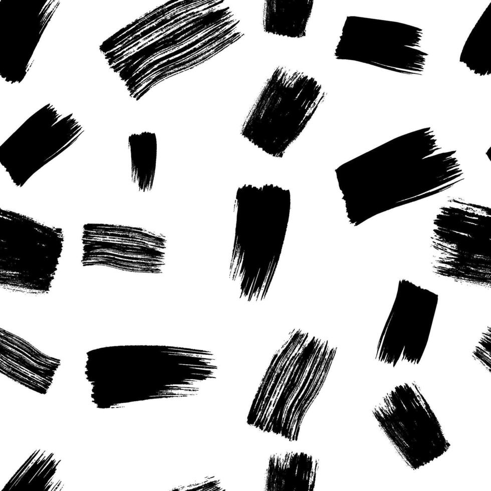 Seamless pattern with hand drawn scribble smear on white background. Abstract grunge texture vector