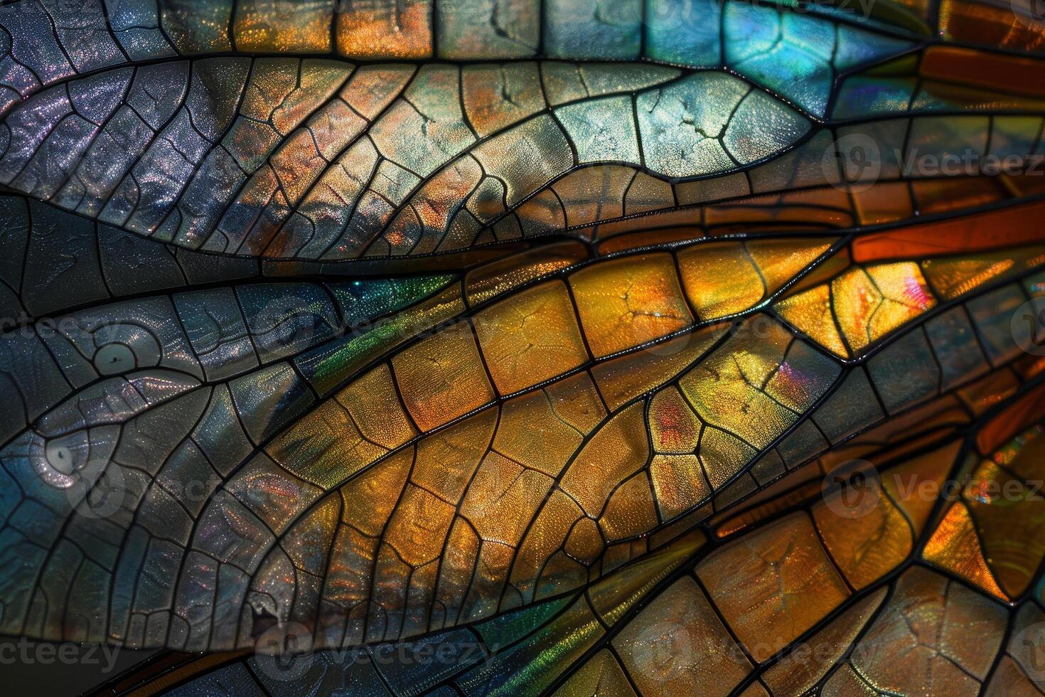 A close up of a dragonfly wing photo