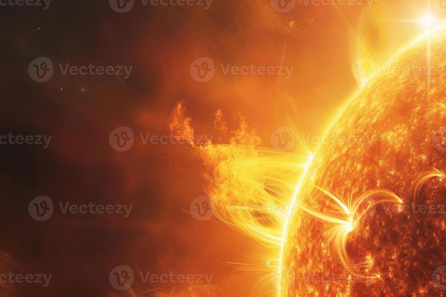 The sun is shown in this image photo