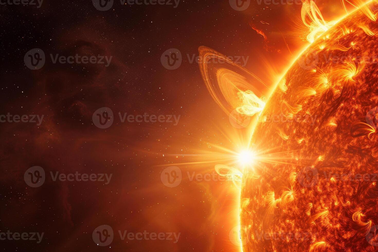 The sun is shown in this image photo