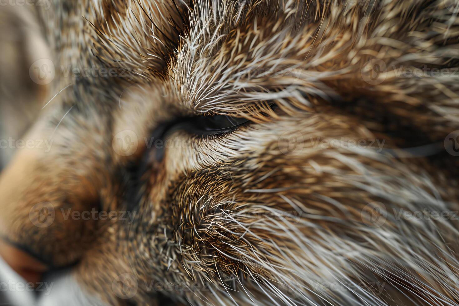 A close up of a cat's face photo