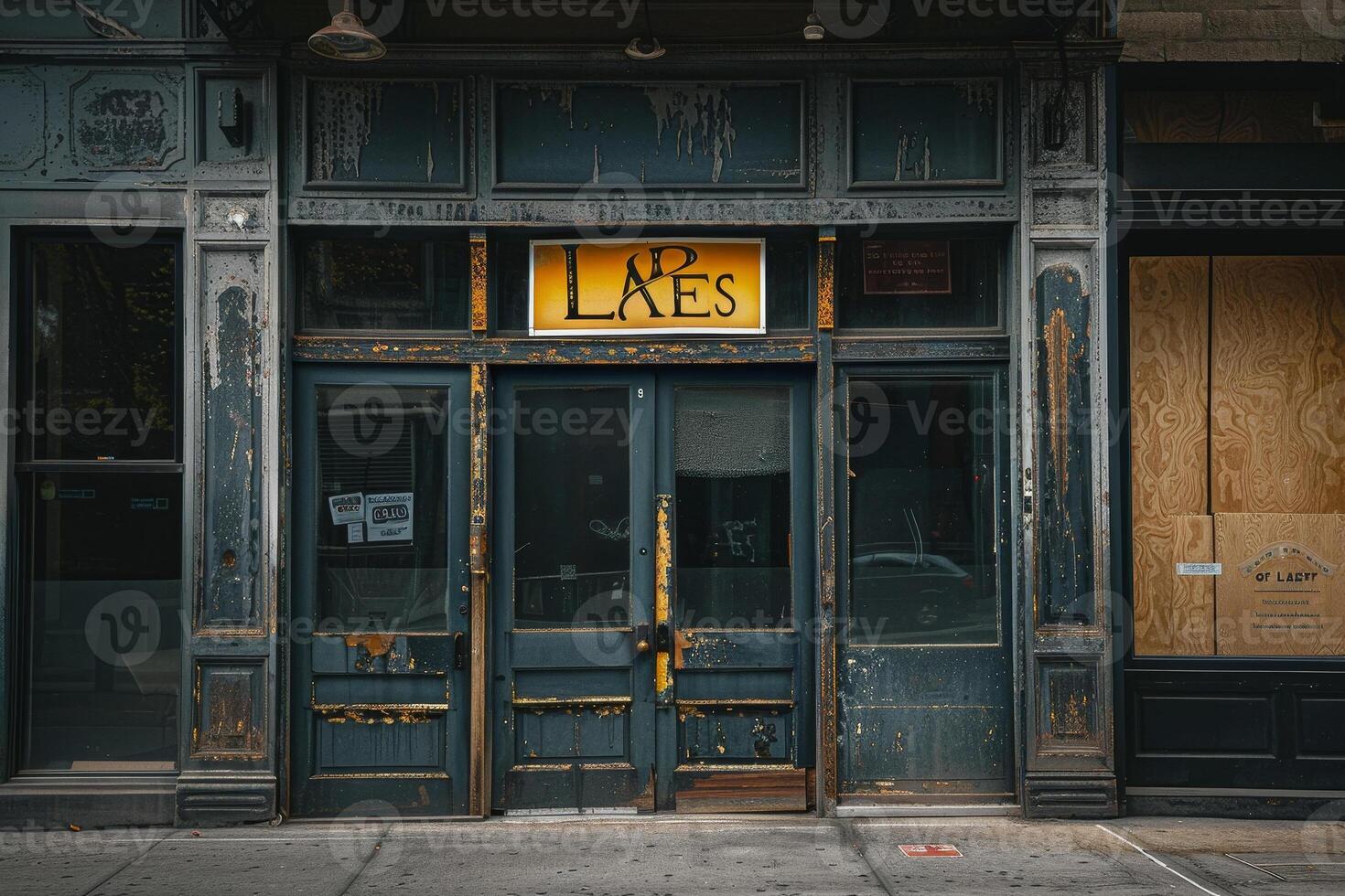 A building with a sign that says lairs photo