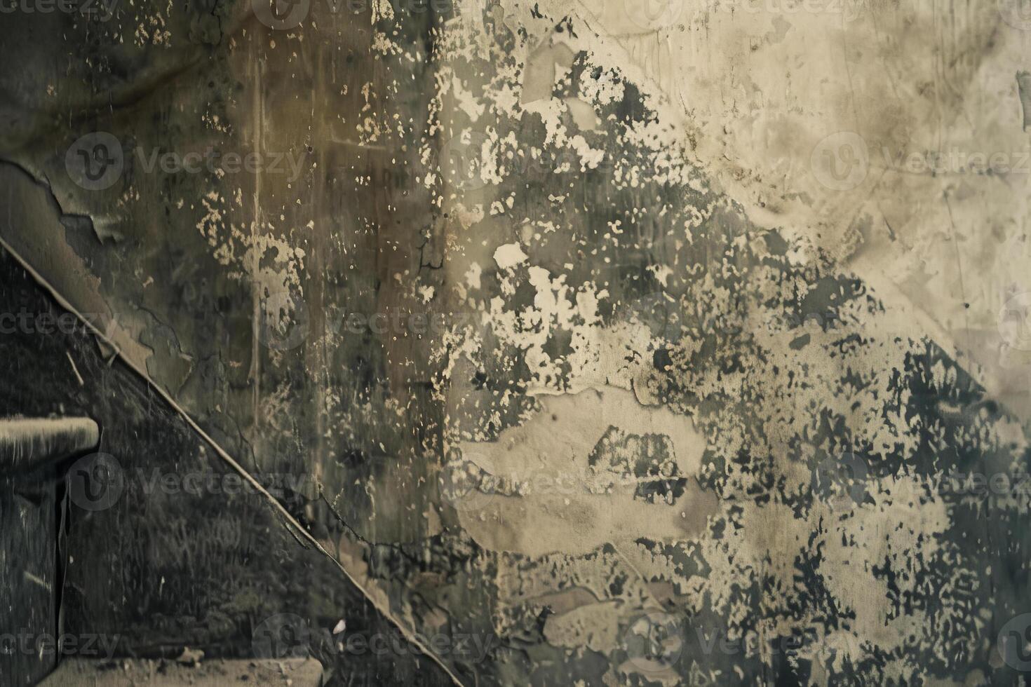 A man sitting on a chair next to a stairway photo