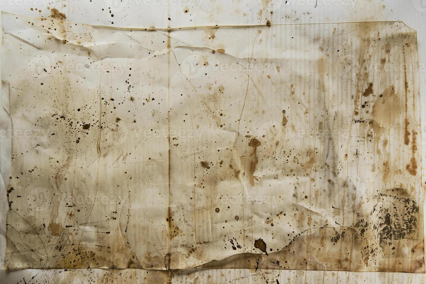 A dirty piece of paper with some stains on it photo