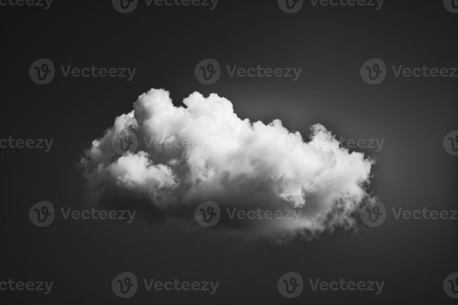A black and white photo of a cloud