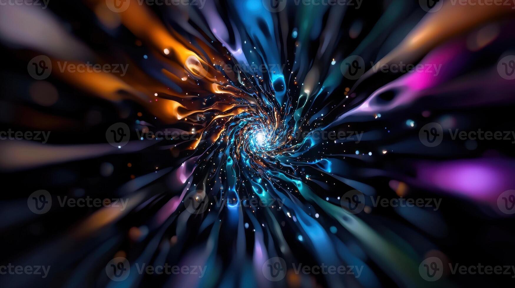 A colorful vortex with many different colors photo