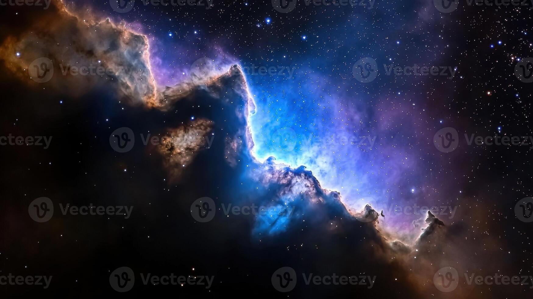 The nebula is seen in this image photo