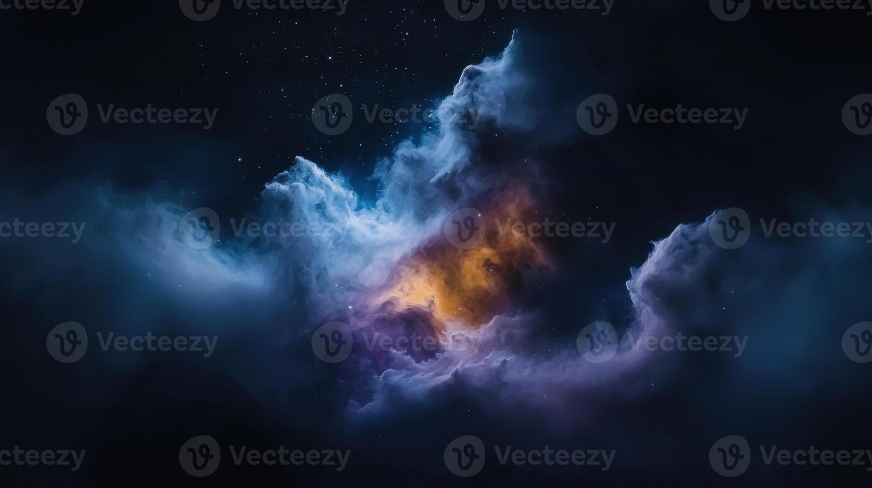 A dark sky with clouds and fire photo