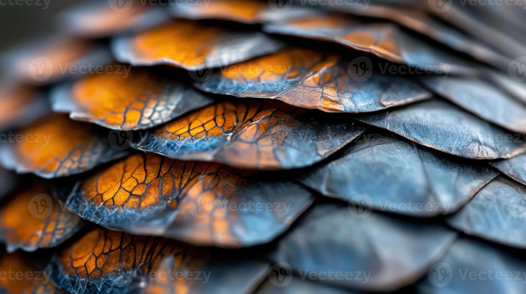 A close up of the scales of a dragon's wing photo