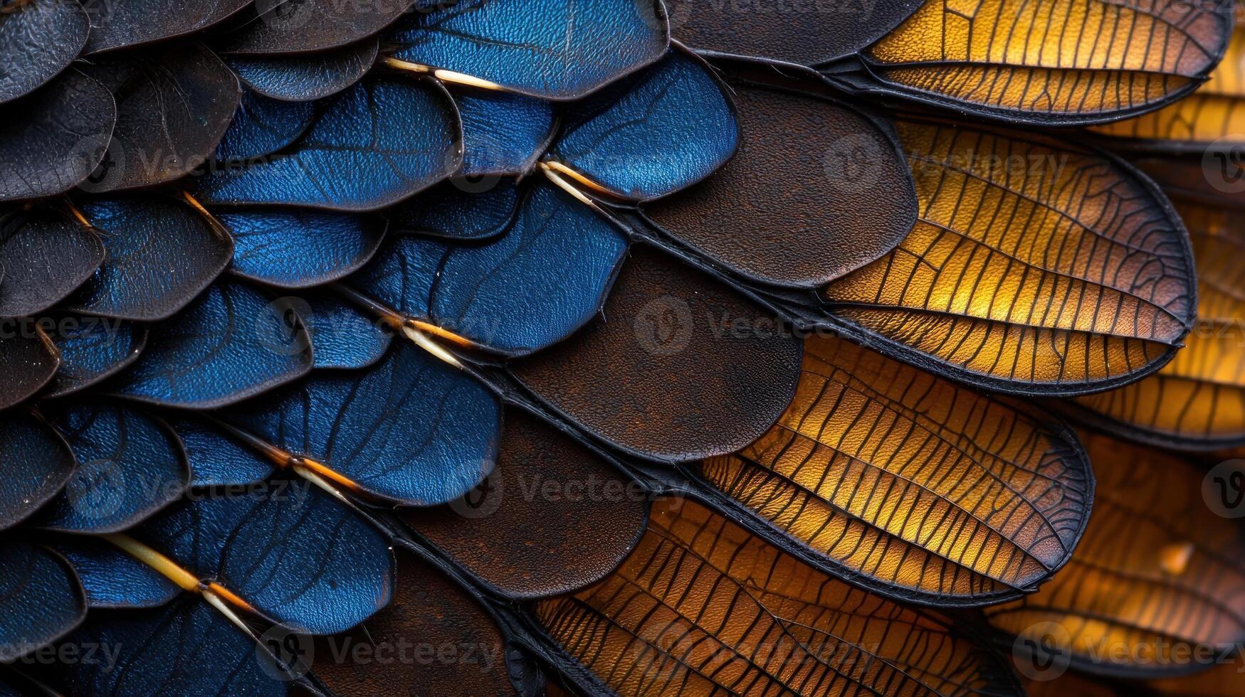 A close up of a butterfly wing photo
