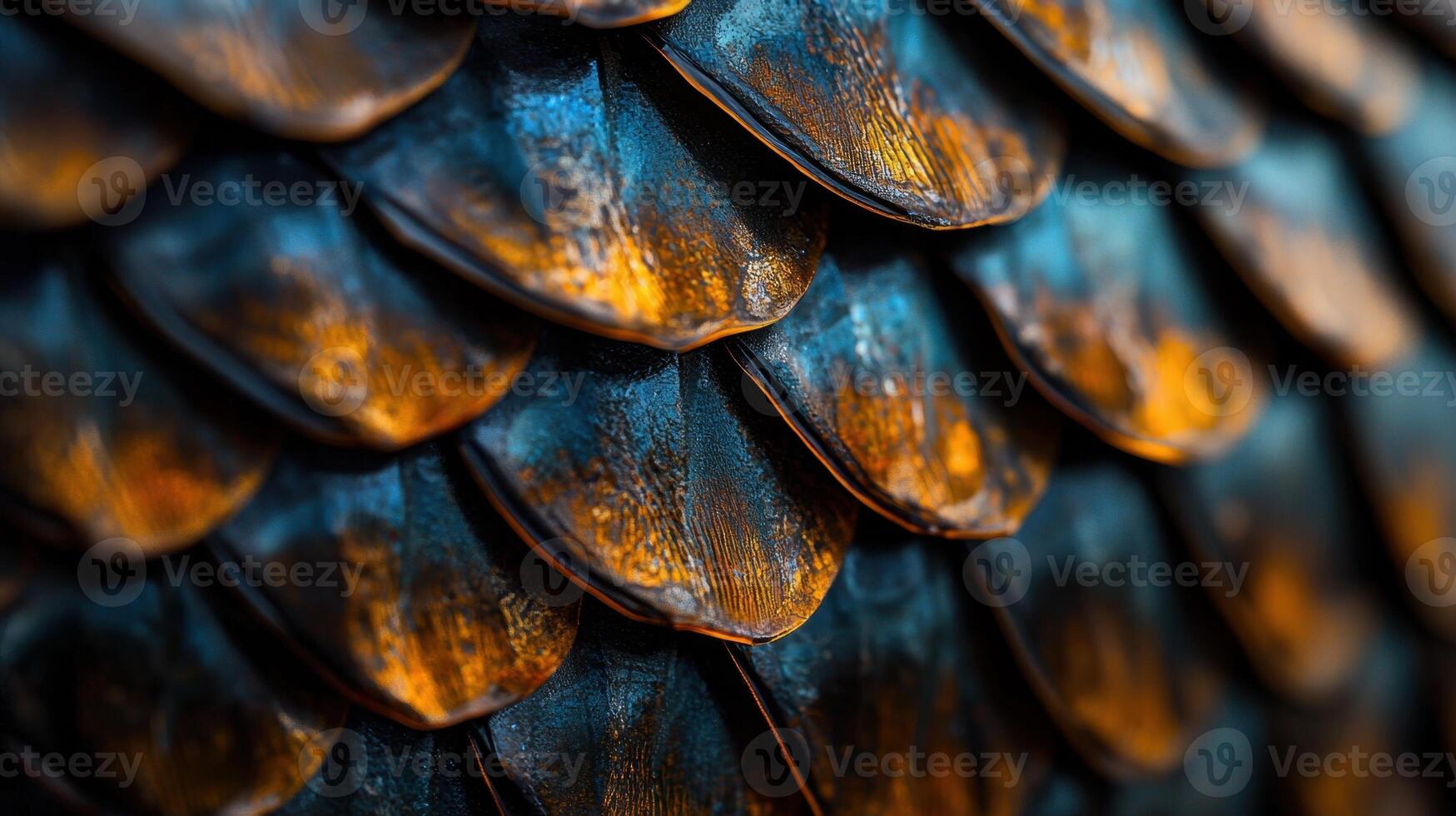 A close up of a dragon's scales photo