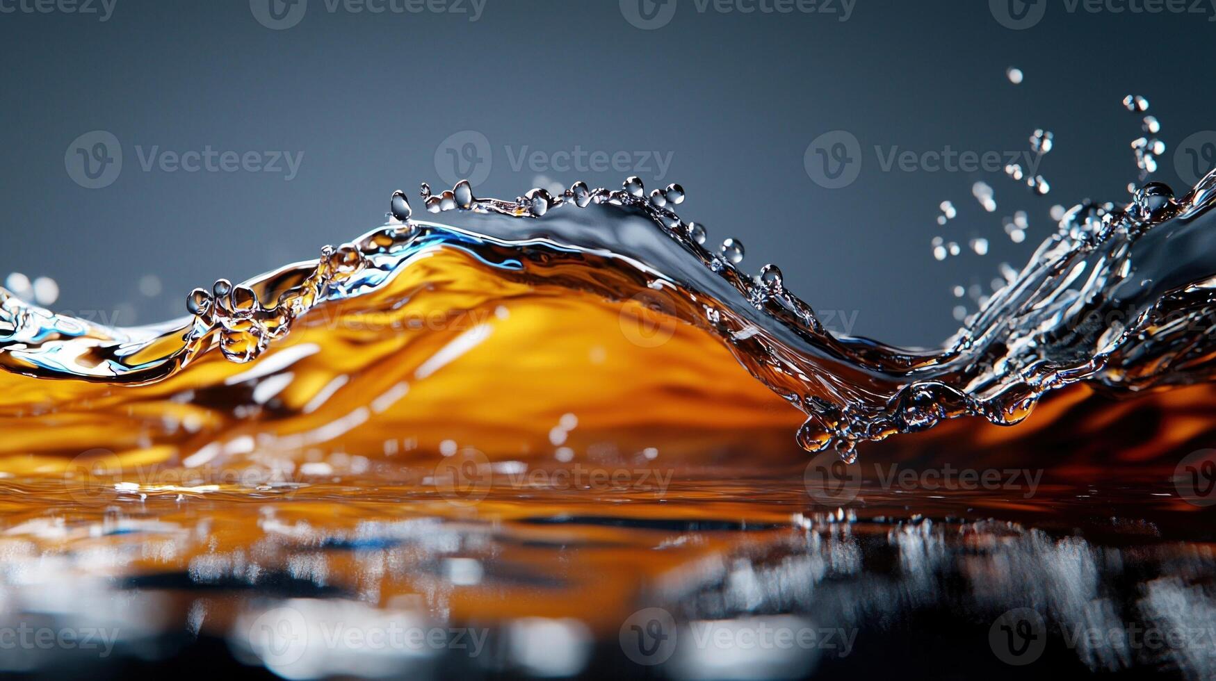 A close up of a liquid splash photo