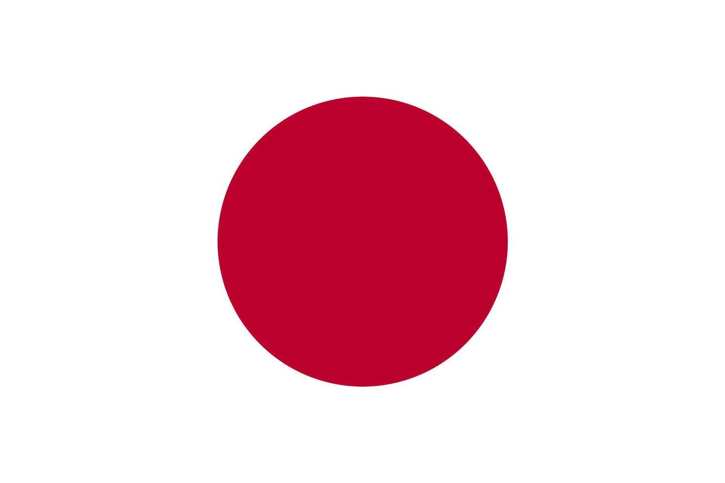 Flag of Japan vector