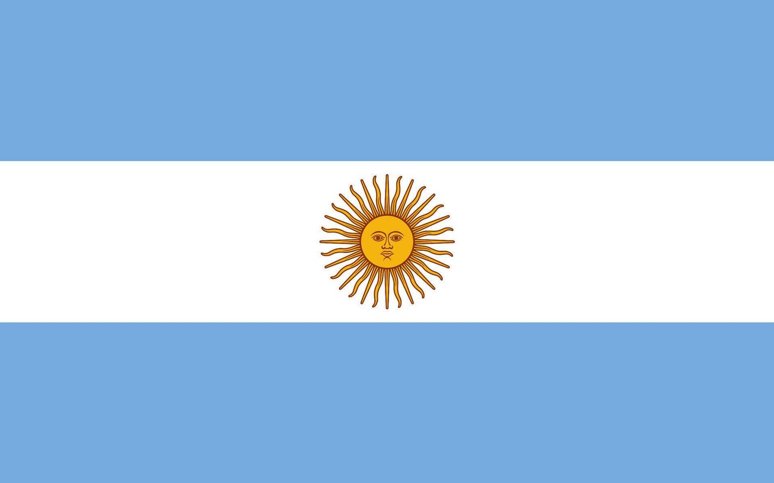 Flag of Argentina vector