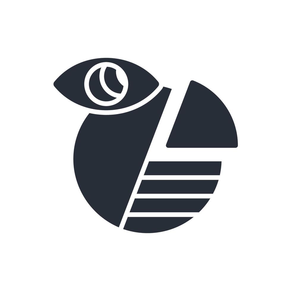 Data Visualization icon.Editable stroke.linear style sign for use web design,logo. vector