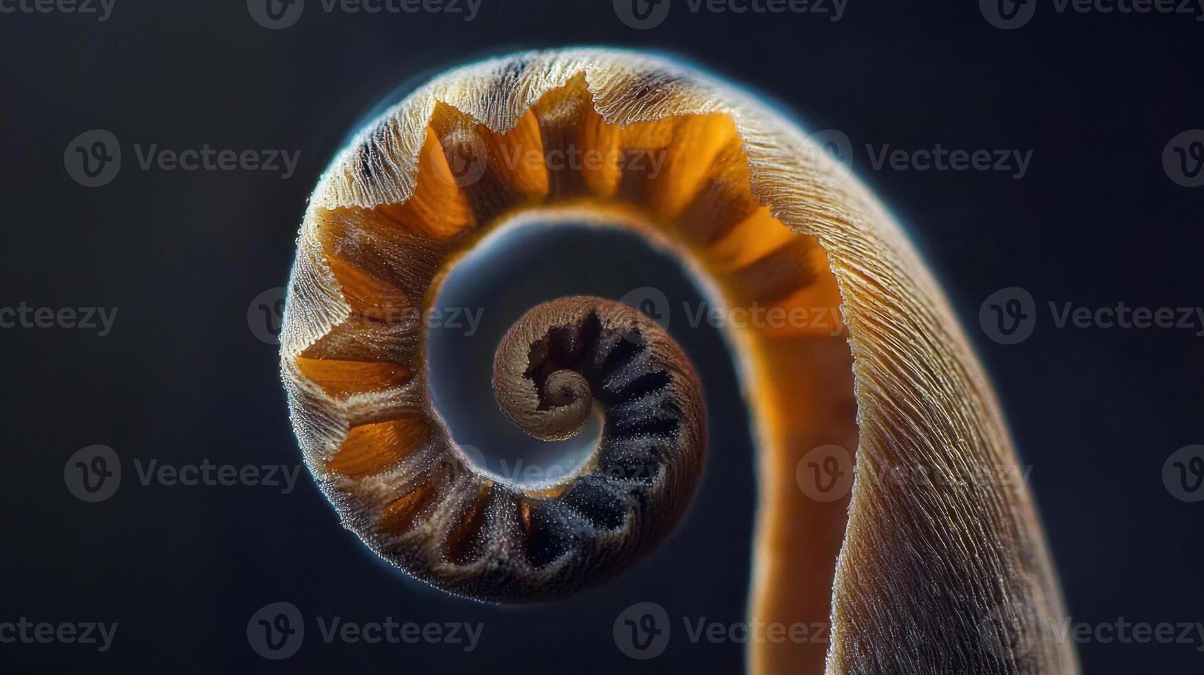A spiral is shown in this photo
