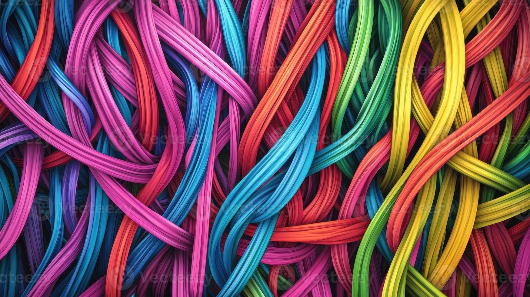 Colorful wires background photo