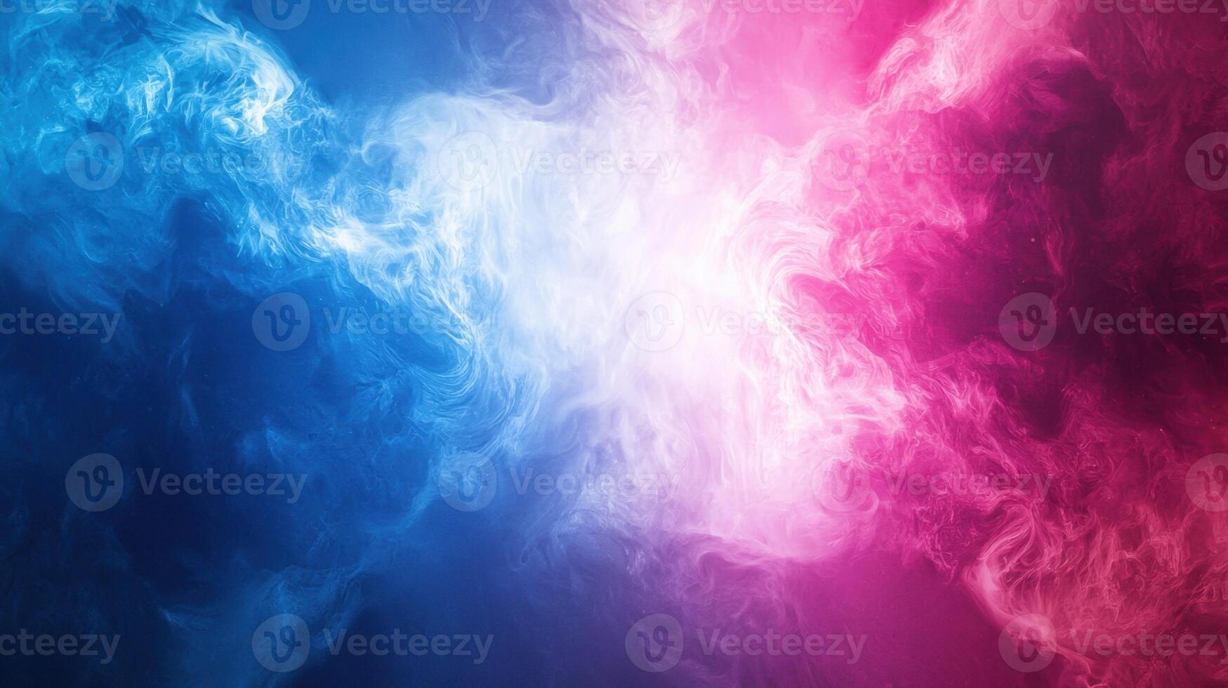 Vibrant swirls of blue and pink smoke blend seamlessly to form an engaging abstract background. The dynamic colors create an eye-catching visual effect suitable for various designs photo