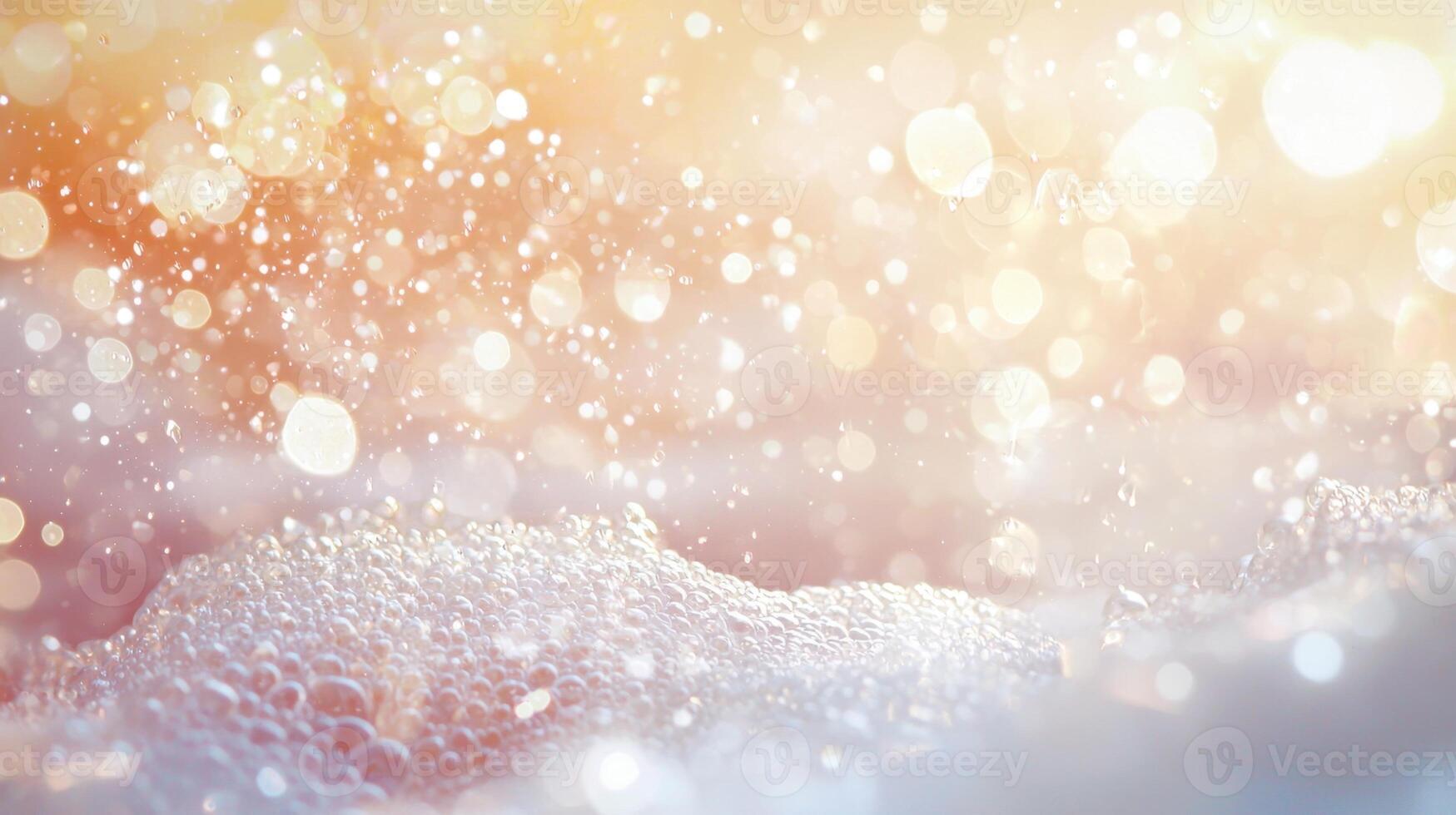 A close up of bubbles and water on a surface photo