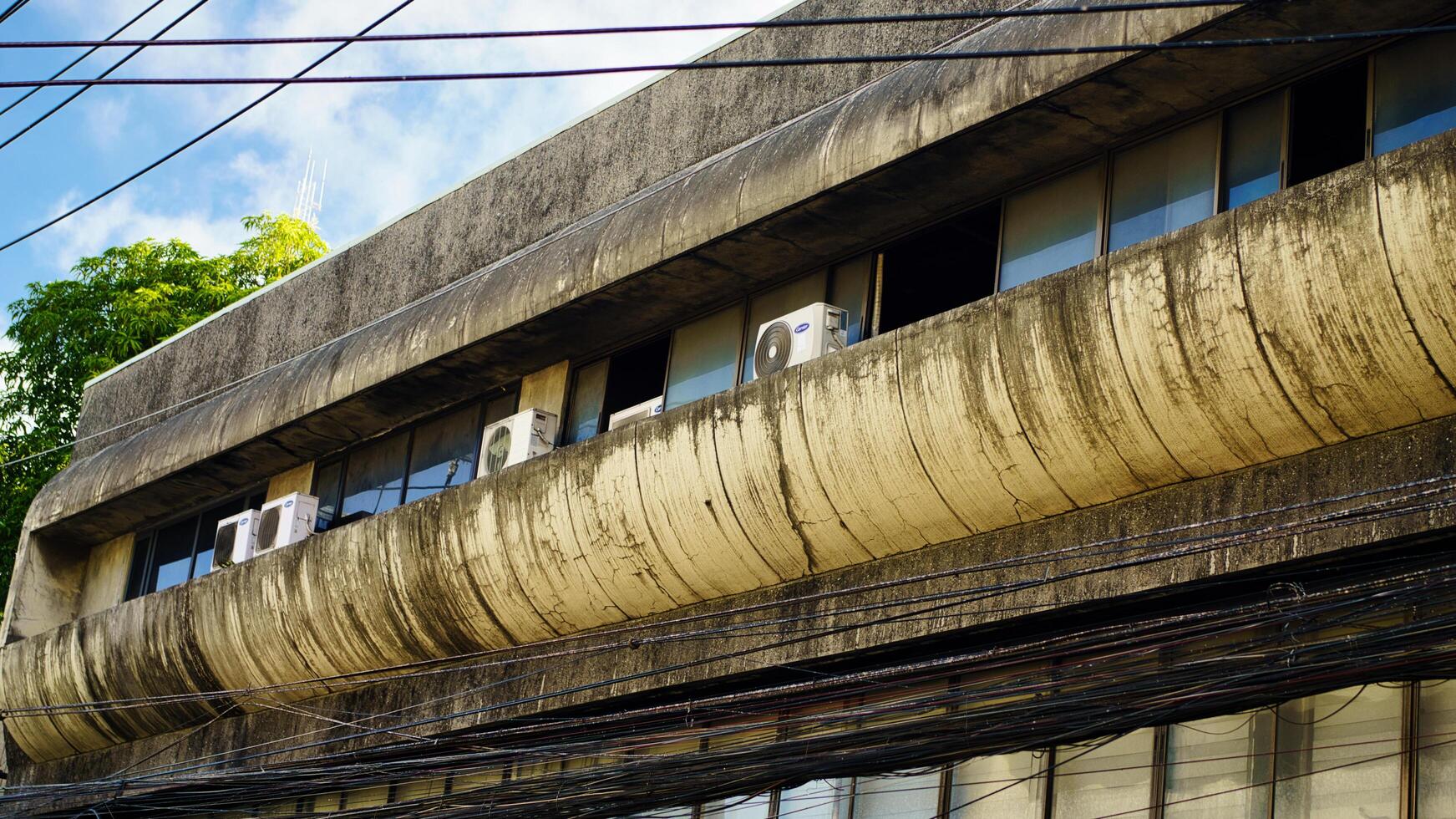 an old commercial building photo