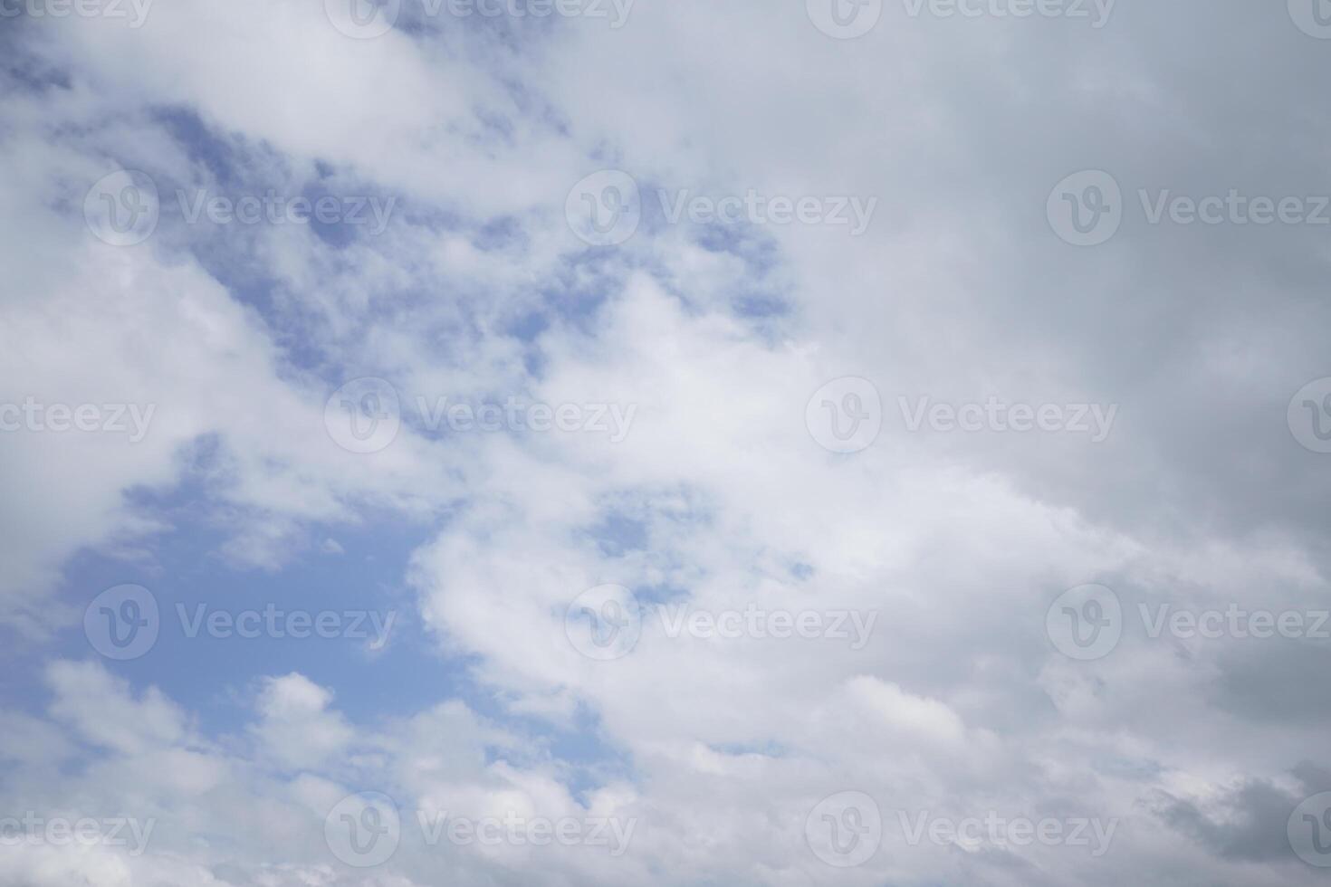 Clouds in the blue sky, Panoramic stage photo