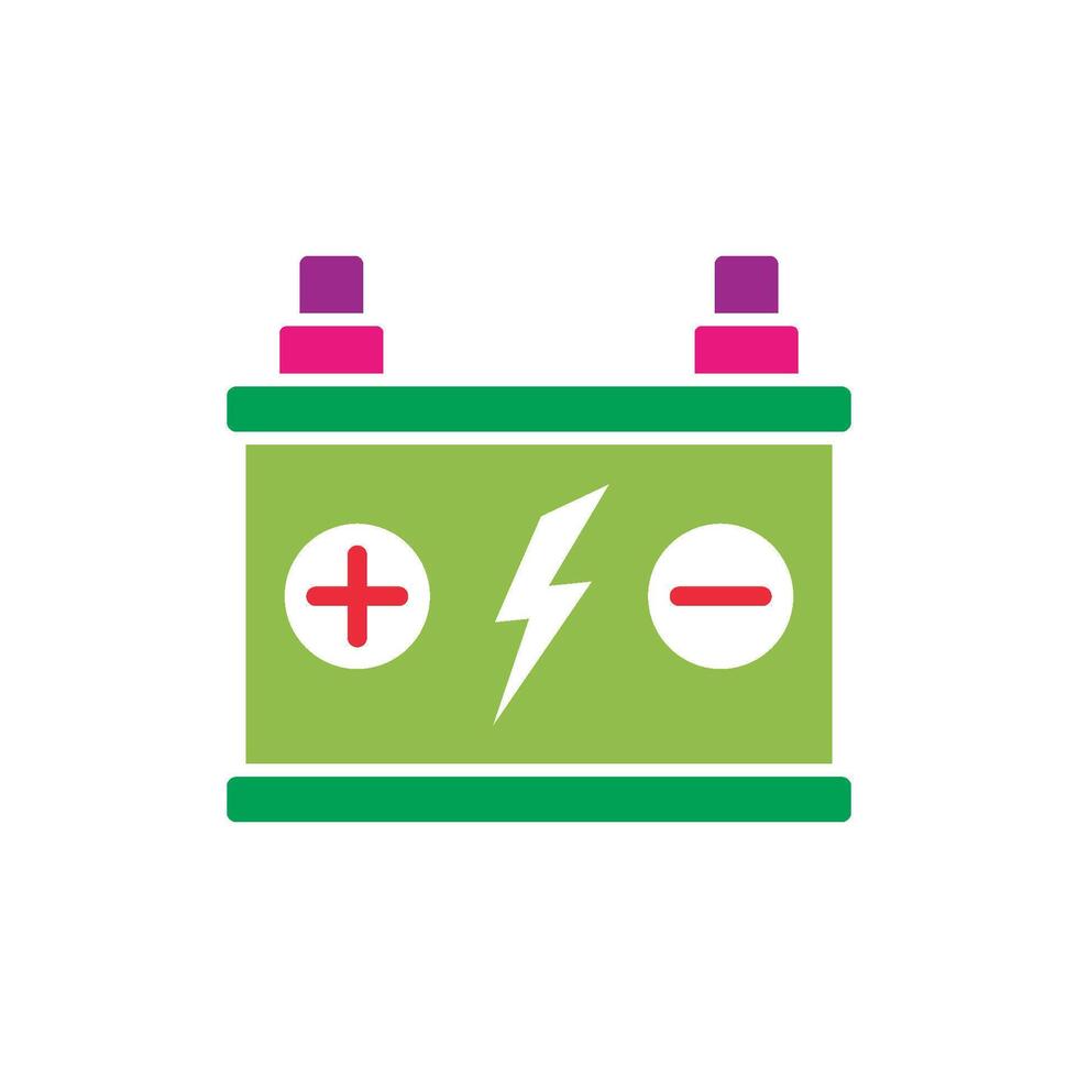 Power Cell icon vector