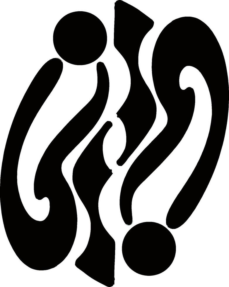 Modern Infinity Tattoo Logo vector
