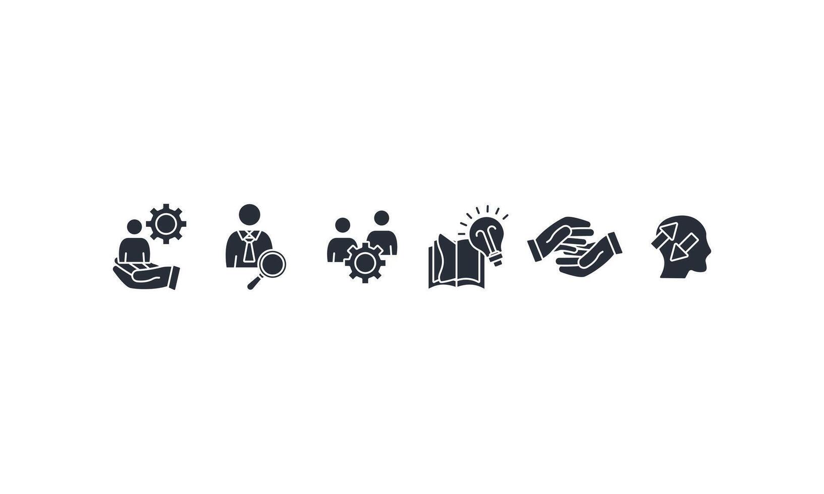 Onboarding icons set isolated on White Background Flat vector