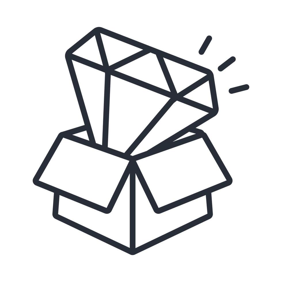 luxury line icon vector