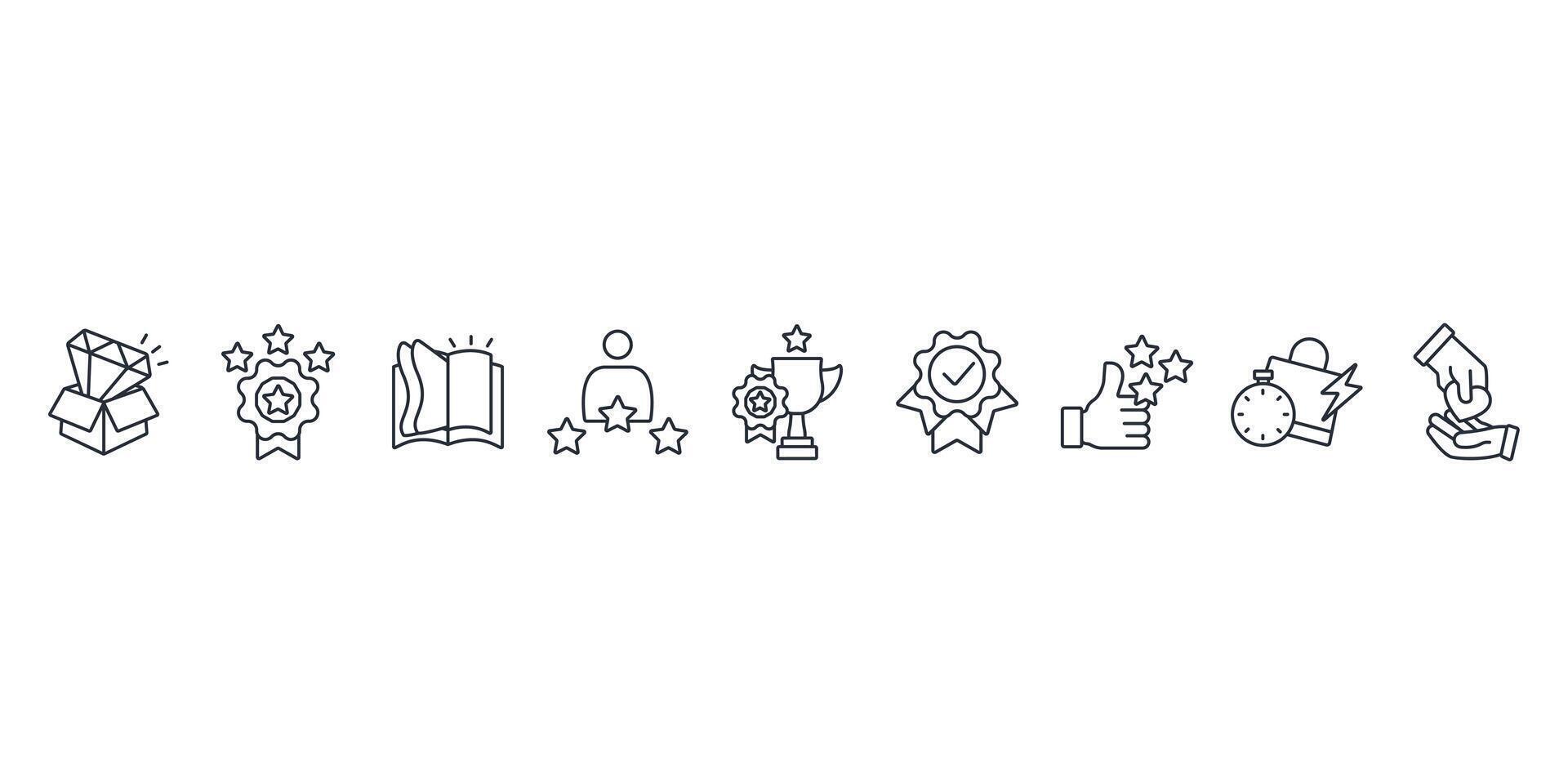 Superbrand banner icons vector