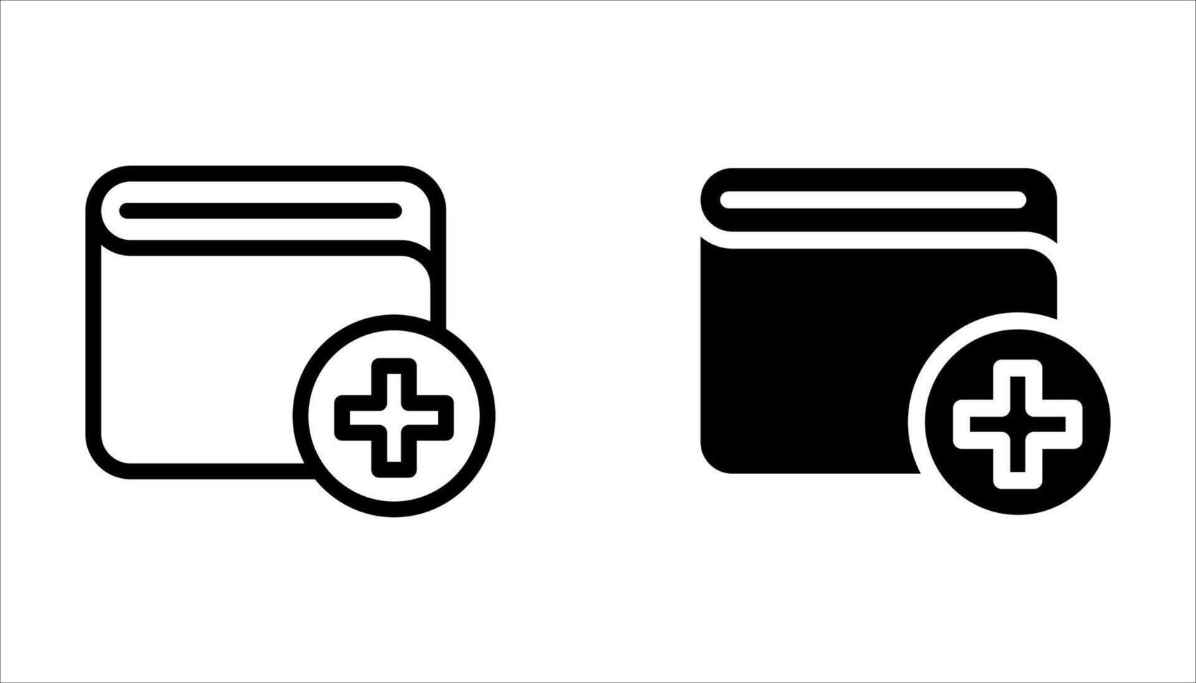 top up icon set on white vector