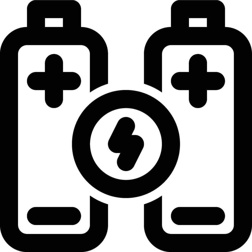 Battery, Dry Cell Outline Icon vector