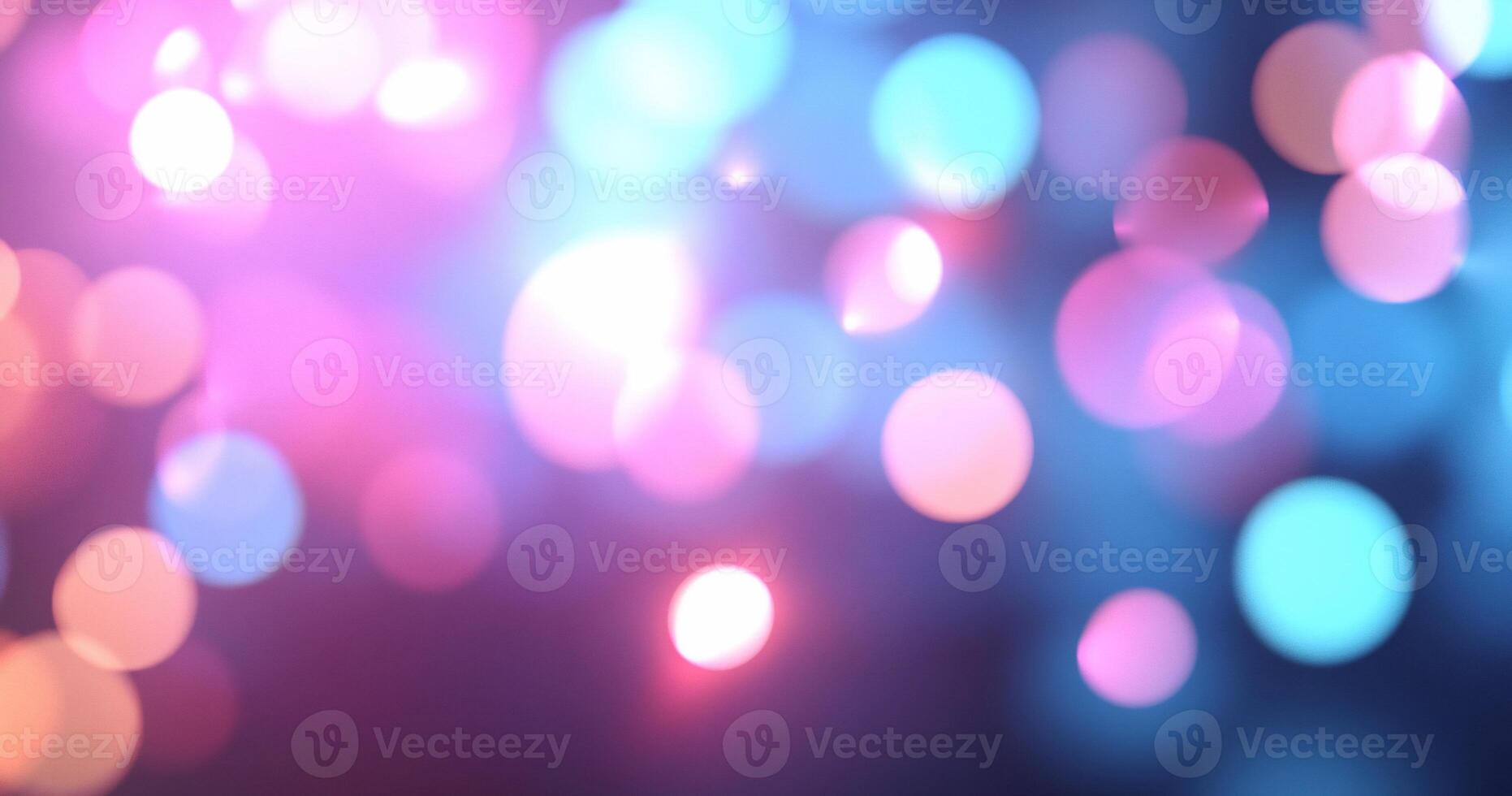 A vibrant display of colorful bokeh lights creating a festive atmosphere. photo