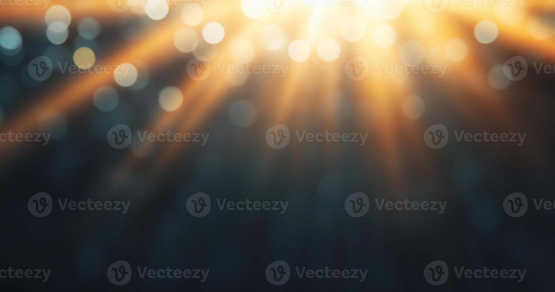 Abstract light rays with bokeh effect creating a dreamy atmosphere. photo