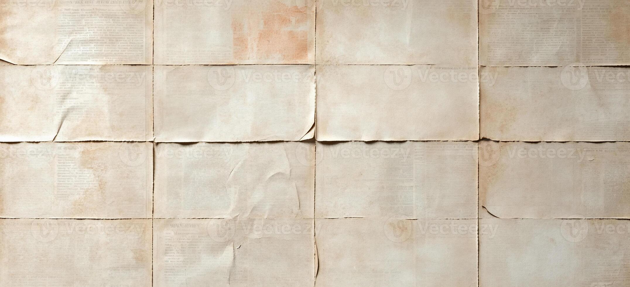 A textured, beige wall made of overlapping paper sheets. photo
