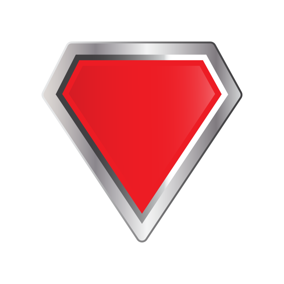 red diamond with silver png